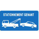Panneau Stationnement Gênant - Normes BELGE