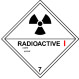 Radioactive I .. Classe 7 100x100mm Roul. de 500  Velin