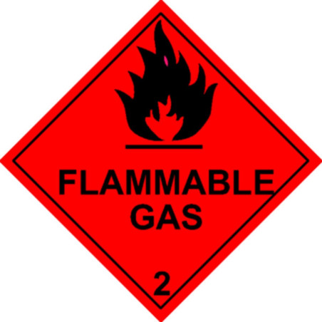 Roul. Etiq. transport Flammable Gas