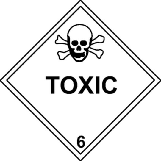 Roul. Etiq. transport Toxic Classe 6