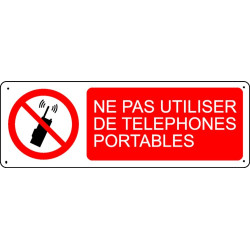 Ne pas utiliser de téléphones portables