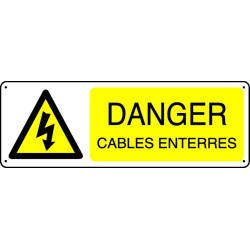 Danger cables enterrés