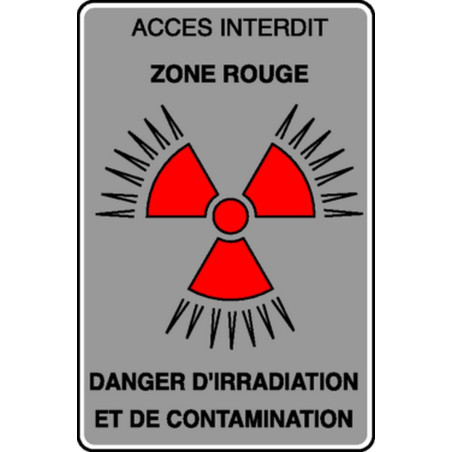 Accès interdit Danger d'irradiation et contamination