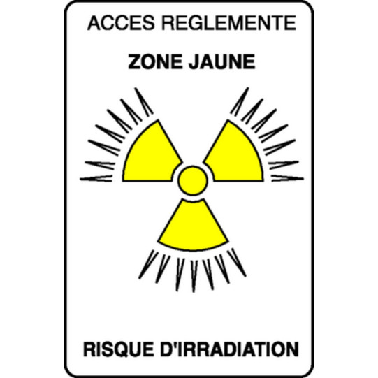 Accès réglementé Danger d'irradiation