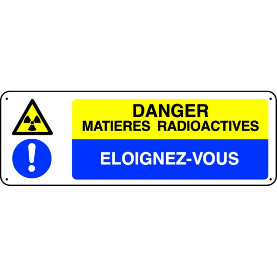 Danger matières radioactives éloignez-vous 