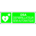 Panneau DSA Défibrillateur semi-automatique