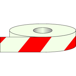 Rouleau adhésif photolum/rouge 80mm x 10 m