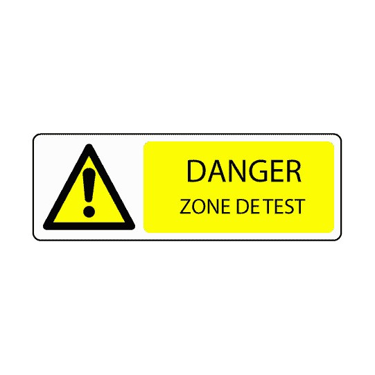Danger Zone de Test 