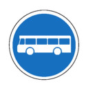Panneau Autobus obligatoire Classe 1 - circulation publique
