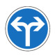Obligatoire de tourner à droite ou à gauche Classe 1 Ø450mm