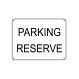 Parking Réservé Renforcé