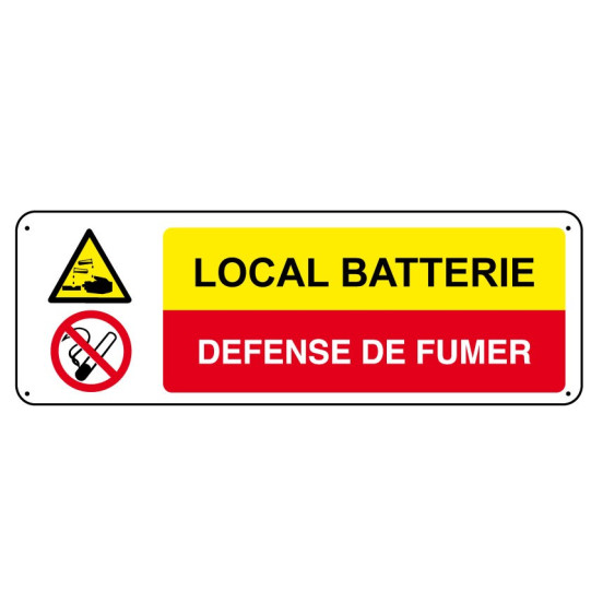 Local Batterie Défense de Fumer