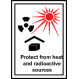 Protect from heat and radioactive sources
