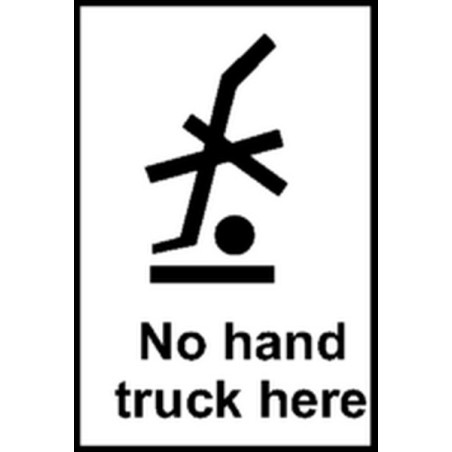 No hand truck here