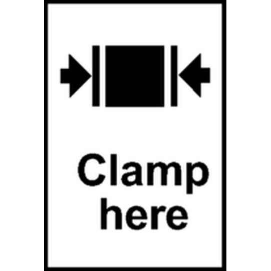 Clamp here