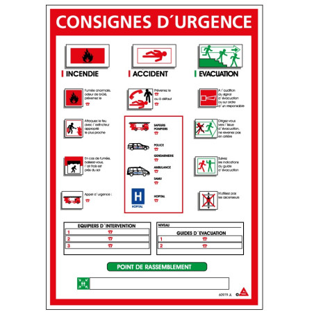 Consignes d'Urgence