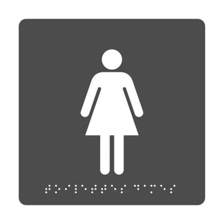 Toilettes Femmes + Braille