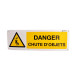 panneau signalisation danger chute d'objets