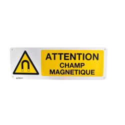 Panneau signalisation Attention Champ Magnétique