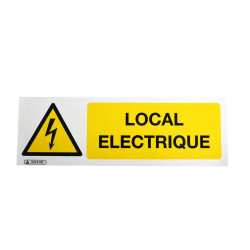 Panneau signalisation Local Electrique