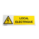 Panneau signalisation Local Electrique