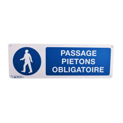 Panneau signalisation Passage Piétons Obligatoire