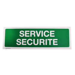 Panneau signalisation Service Sécurité
