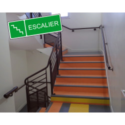 Panneau signalisation Escalier