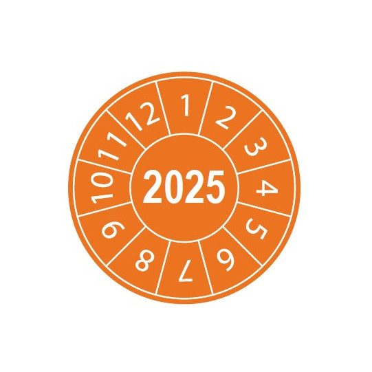 Pastille calendrier 2025