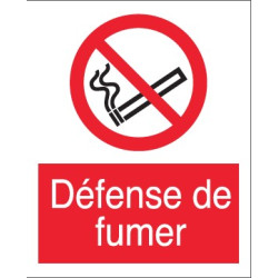 Défense de Fumer Etiquettes