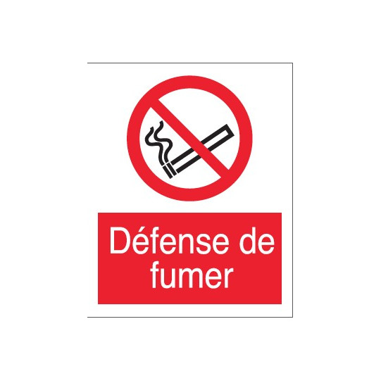 Défense de Fumer Etiquettes