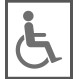 Pictogramme PMR Handicapé Pochoir