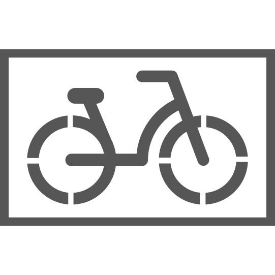 Bicyclette Pochoir