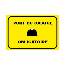Panneau Port du Casque Obligatoire