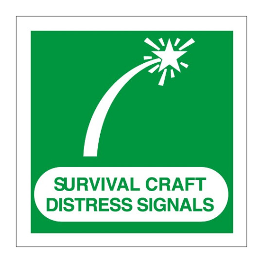 Panneau Survival Craft Distress Signals