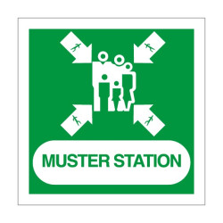 Panneau Muster station