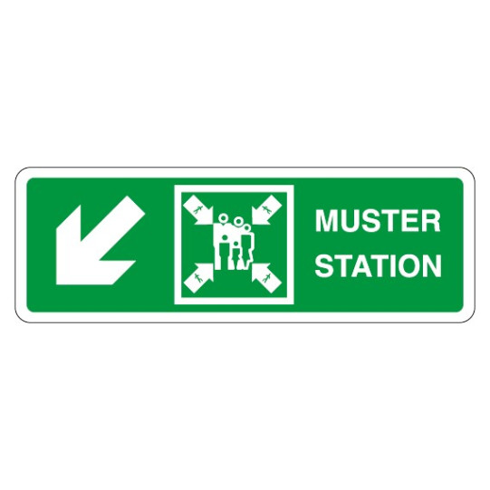 Panneau Muster Station (Gauche en bas)