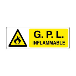 Panneau G.P.L. Inflammable