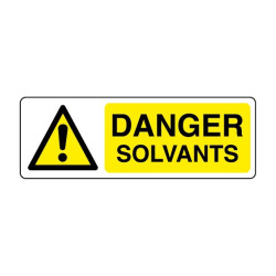 Panneau Danger Solvants