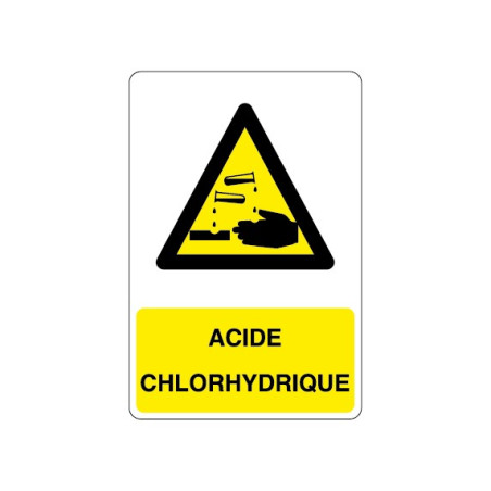 Panneau Acide Chlorhydrique