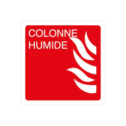 Pictogramme Colonne humide