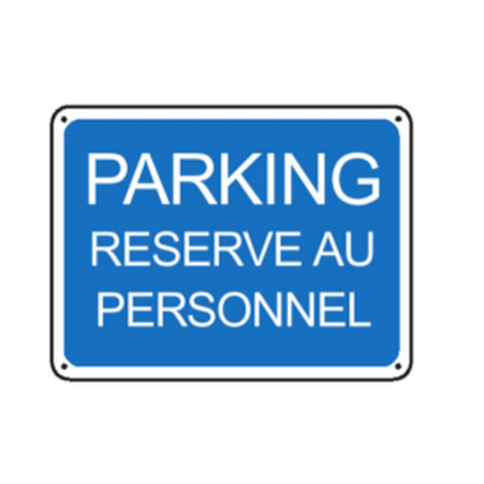 Parking réservé au personnel renforcé